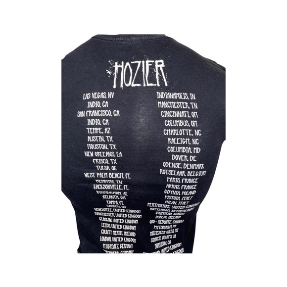 Hozier : World Tour official Concert T-Shirt : Unisex Band Tee - Picture 3 of 5